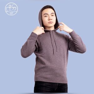 Mongolian 100% Cashmere sweater hoodie Size M